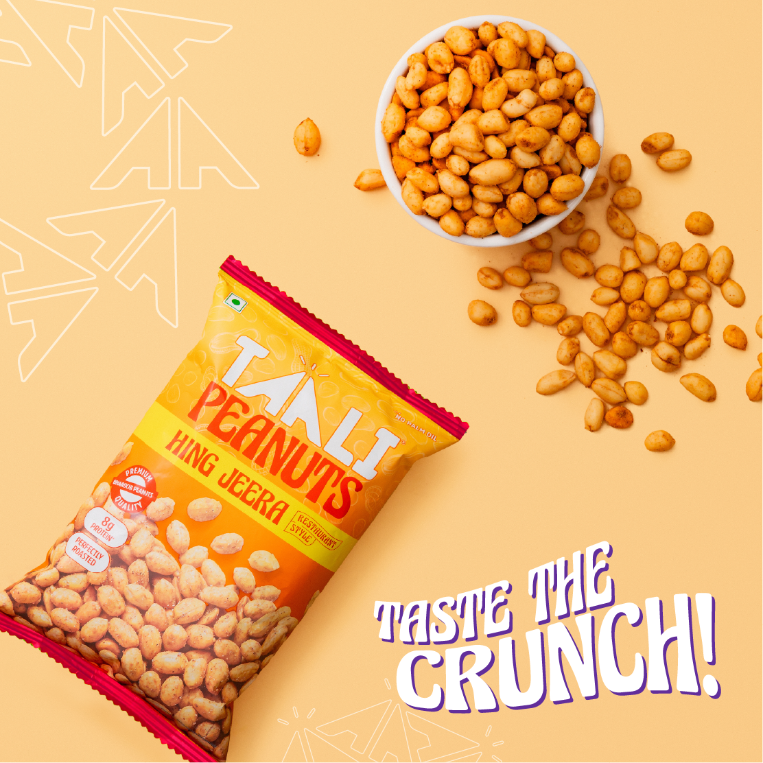 Taali Roasted Peanuts - Hing Jeera (140 g)