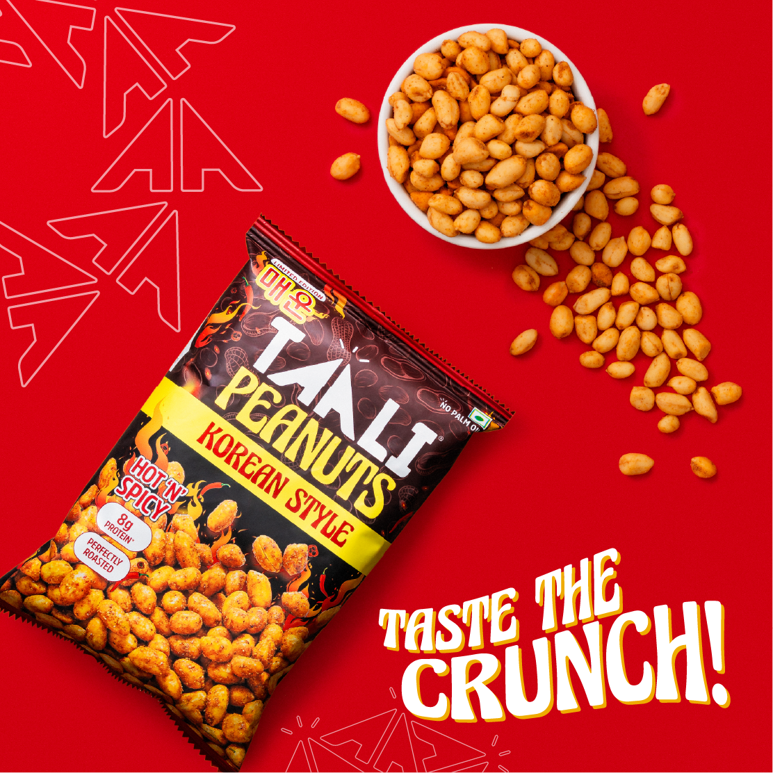 Taali Roasted Peanuts – Korean Style (140 g)