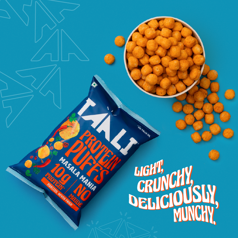 Taali Protein Puffs – Masala Mania (60 g)