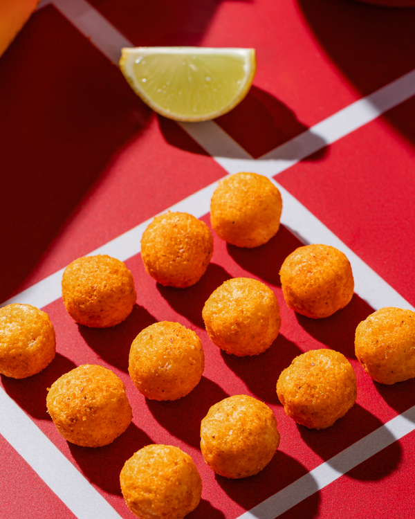 Cheeseballs Reimagined. so puffin' Good!