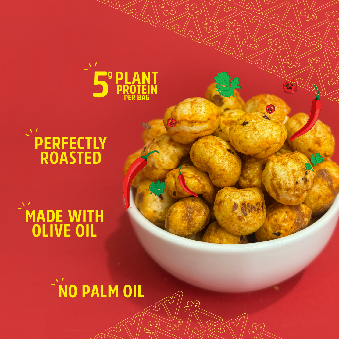 Roasted Makhana Crunch – Sriracha Spices (60g)