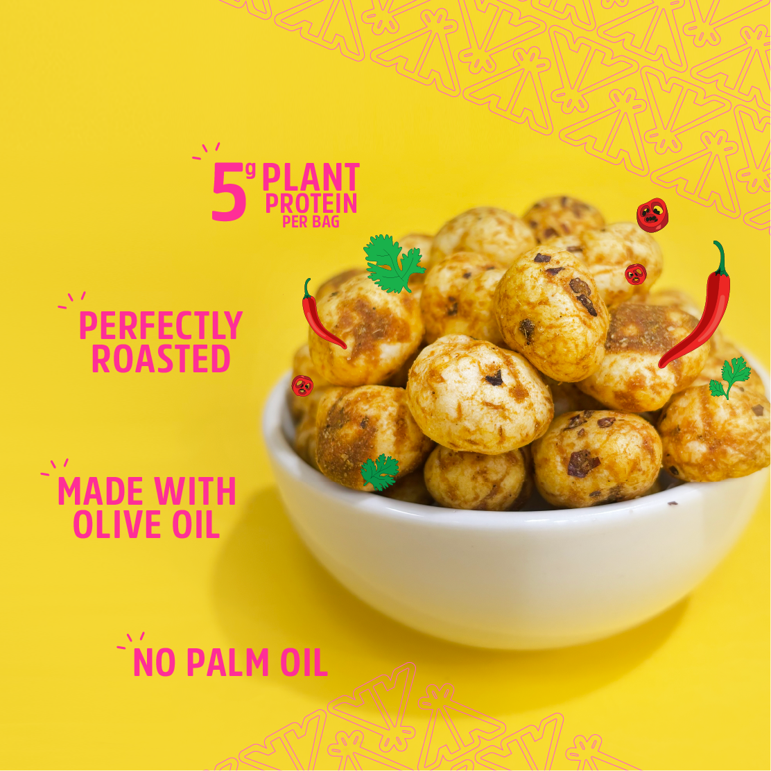 Roasted Makhana Crunch – Tikka Masala (60gm)