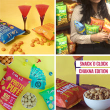 Load image into Gallery viewer, Jumbo Party Pack [Makhana (60g x 4, 75g x 3), Protein Puffs (60g x 6), Peanuts (150g x 4)]
