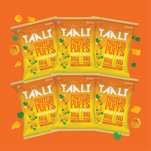 Load image into Gallery viewer, Taali Protein Puffs – Cheese and Herbs (Pack of 6 x 60 g)
