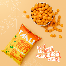 Load image into Gallery viewer, Taali Protein Puffs – Cheese and Herbs (Pack of 6 x 60 g)
