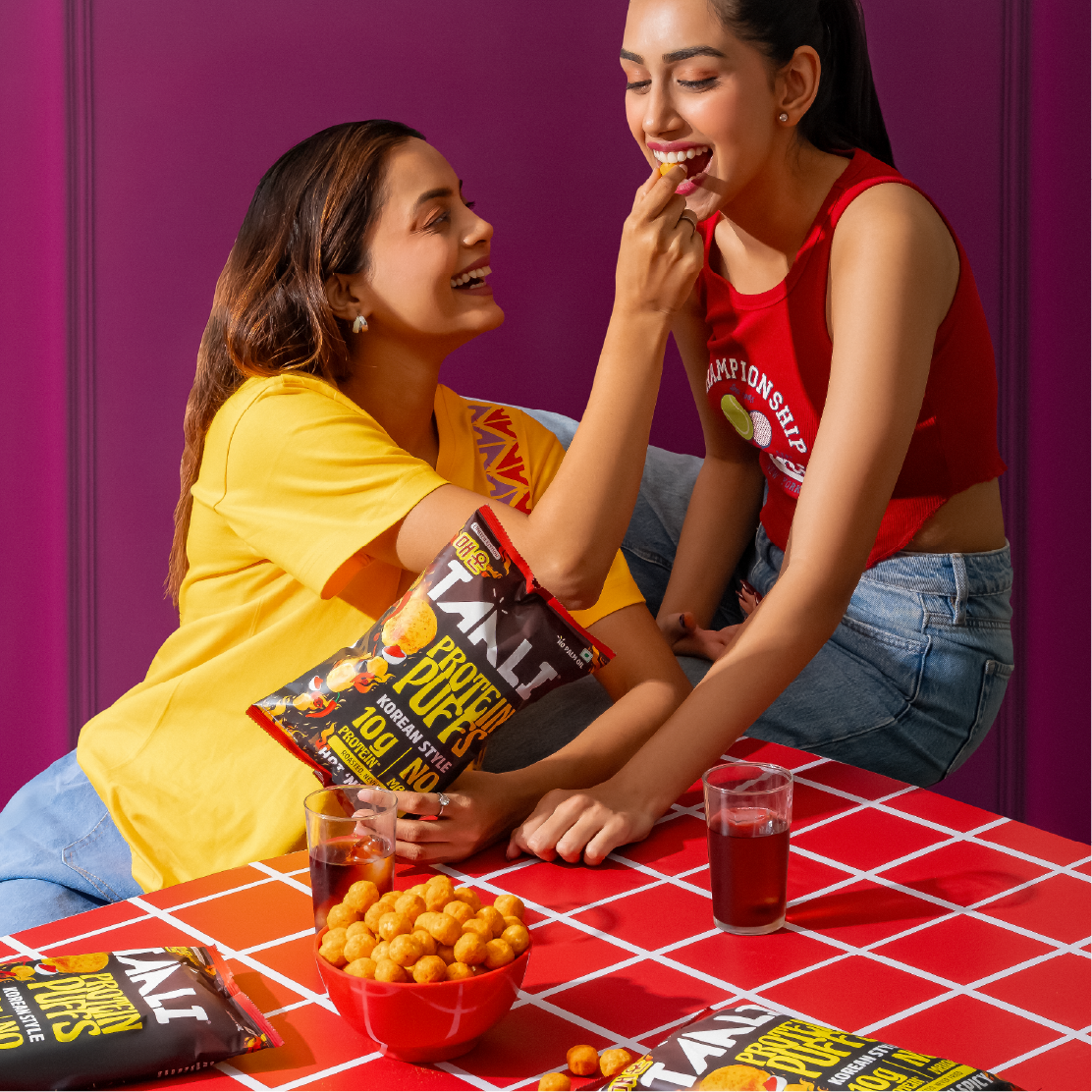 Taali Korean Lovers Combo – Korean Style Roasted Peanuts + Korean Style Protein Puffs