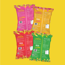 Load image into Gallery viewer, Taali Makhana Crunch – All Savoury Flavours Variety Pack | 4 Flavours × 2 Packs Each (8 Packs)
