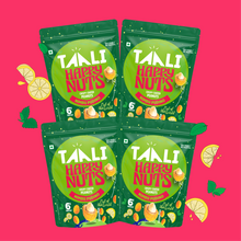 Load image into Gallery viewer, Taali Crispy Coated Peanuts – Nimbu Pudina (Pack of 4 x 140 g)
