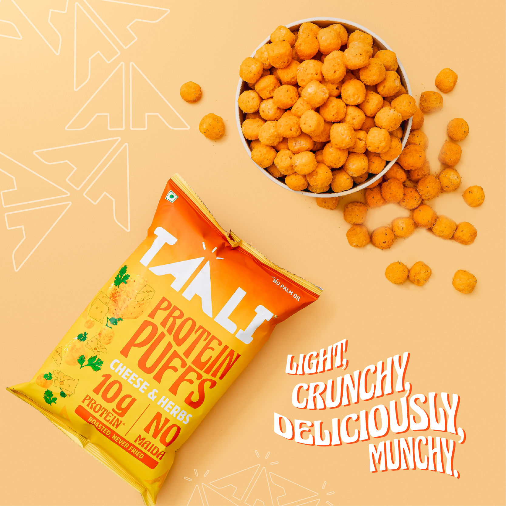 Taali Protein Puffs – Bestsellers Combo | Smoky BBQ, Masala Mania & Cheese & Herbs